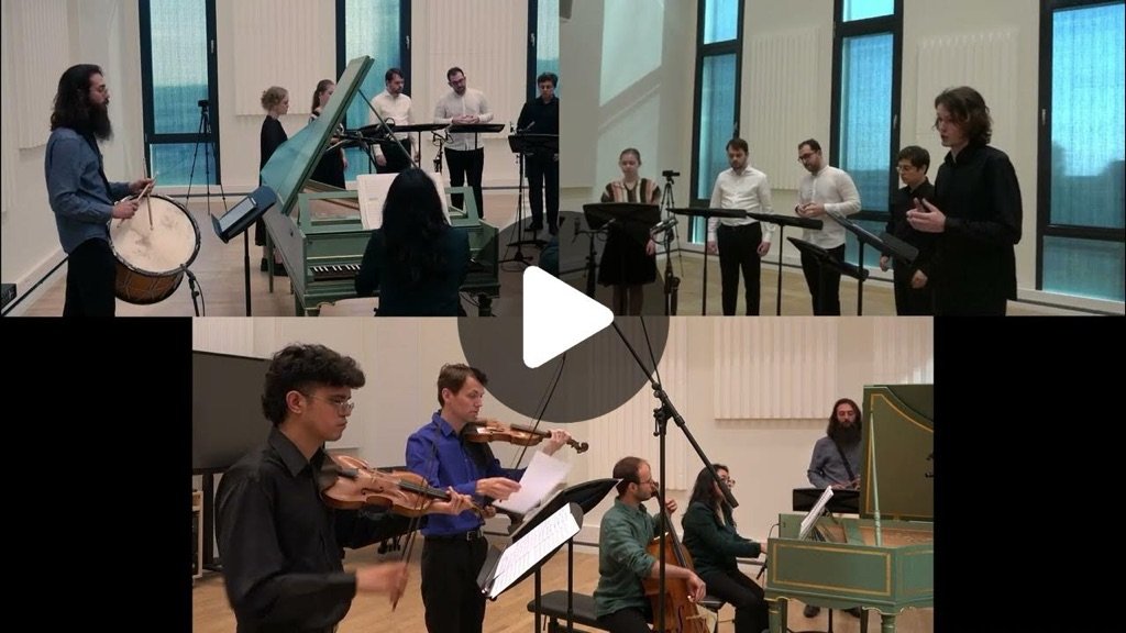 Areli Cortés in ensemble rehearsal