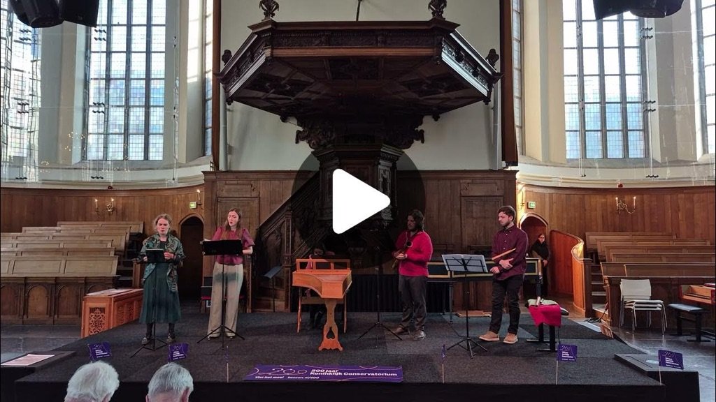 Early music performance in a historic venue